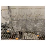 Gold rimmed glasses