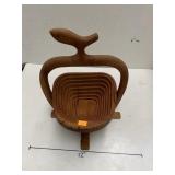 Folding Wooden Apple Basket