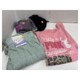 Variety of sizes of Pajamas and nighties