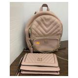 Backpack Purse and Wristlet, Victoria Secret