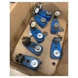 Box of Mitutoyo gauges