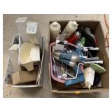 Gloves, painting items, misc