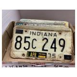 Flat of license plates
