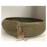 Metal Woven Basket, India