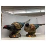2 Bird Statues