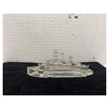 1940ï¿½s glass Battleship candy container (chip)