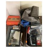 Camera, Cigar Box, Rain Jacket, Misc