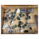 Amethyst clusters, Rocks, Stones, Misc Flat