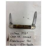Vintage 1970s Case XX 05263 Eisenhower Pen Knife