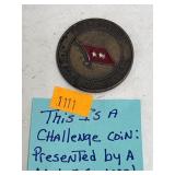 Challenge Coin - Presented by a Major General