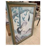 Framed Bird Print