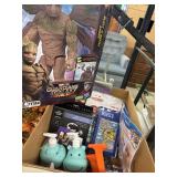 Puzzle, Books, Misc Box Lot