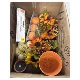 Fall Decor Box Lot