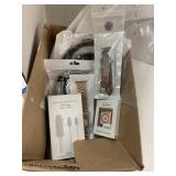 Box of Misc, Watch Band, Cable Cords