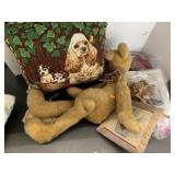 Double-sided dog pillow, bear, misc