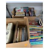 3cnt boxes of Vntg books, kids books, misc books