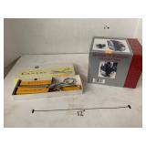 Pinking Shears Canary Scissors and TV Organizer
