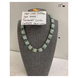 1960 Lucite Confetti Necklace and Display
