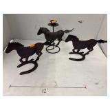 Metal Horse Figures