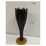 1960s Indiana Glass Trumpet Vase