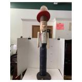 Wooden Fireman Figure