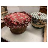 2cnt Baskets, Handle Broken in Apple Basket