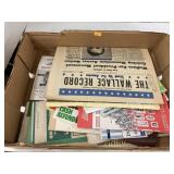 Vntg materials & sheet music