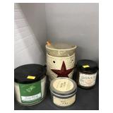 3 Candles and Wax Warmer