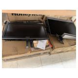 2cnt Computer Monitors, No power cords- No Shippin