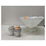 S&P Shakers and Pedestal Bowl