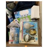 Lightbulbs, Clock,  misc