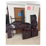 Headboard & Footboard w/ Bed Frame & 2