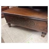 Cedar Lined Wooden Chest