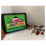 Vntg Tootsie Toys Cars and Car Case