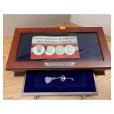 Kennedy Half Dollar Box with Key