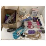 Misc, Hair Curlers, Perfume, Beaded Necklaces