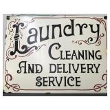 Metal Laundry Signs