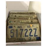 Flat of License plates