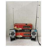 Pair of Vntg Peerless walkie talkies