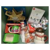 Tote of Christmas decor