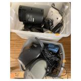 2cnt containers of electronic items and misc