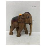 Wooden carved elephant