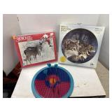 Puzzles & Dart Board