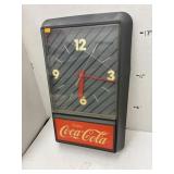 Vintage Enjoy Coca Cola Hanging Wall Clock Sign