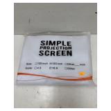 Simple Projection Screen