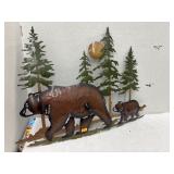 Metal Bear Decor