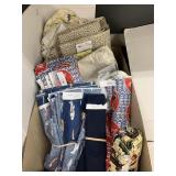 Cotton fabric and scraps