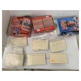 Collectible sport cards, puzzle cards