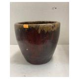 Glazed pot