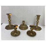 Brass candlesticks